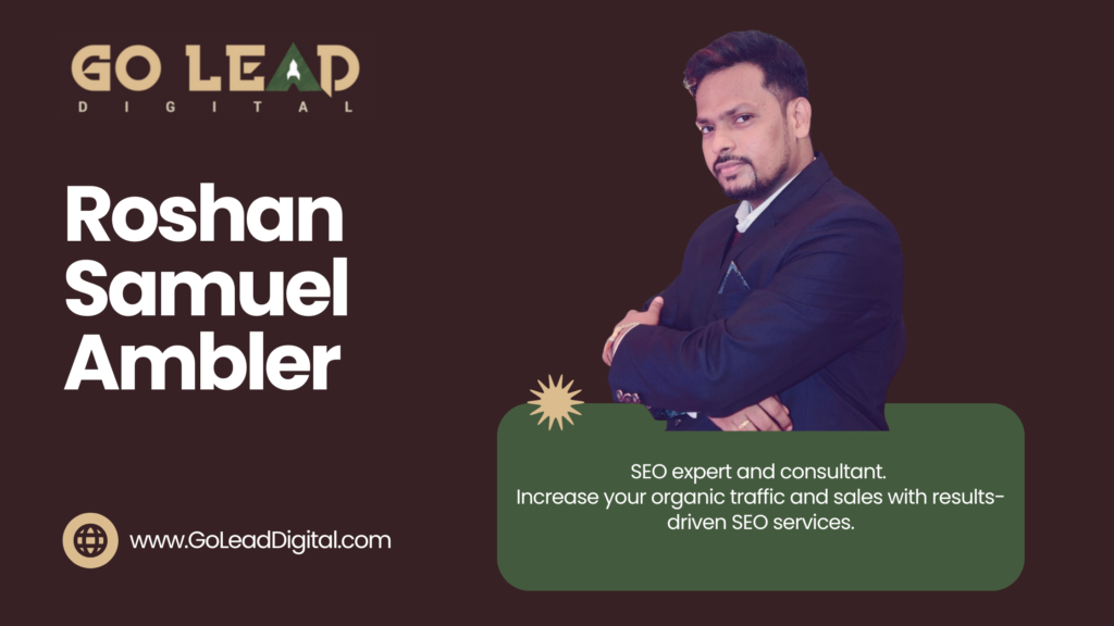 roshan samuel ambler seo expert and consultant