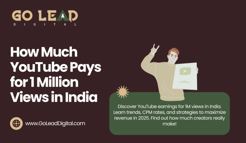 How Much YouTube Pays for 1 Million Views in India